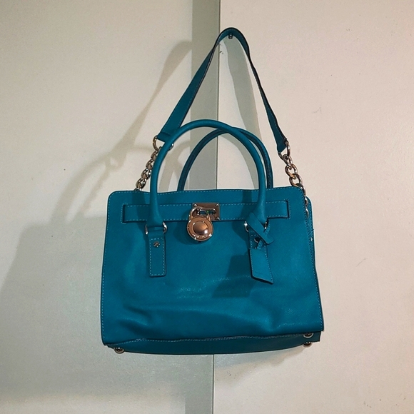 Michael Kors☆ Teal Hamilton Bag & wallet - Picture 3 of 14